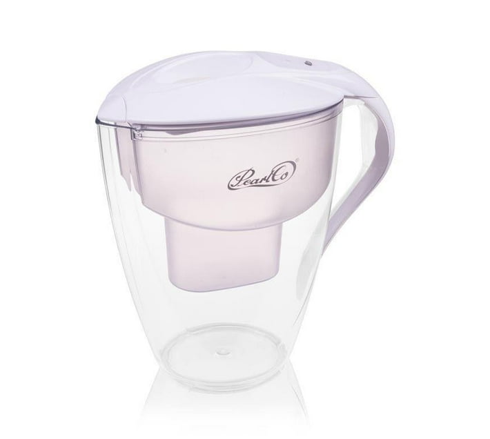 PearlCo Water Filter Jug Family LED Unimax 4 Litre White Makro