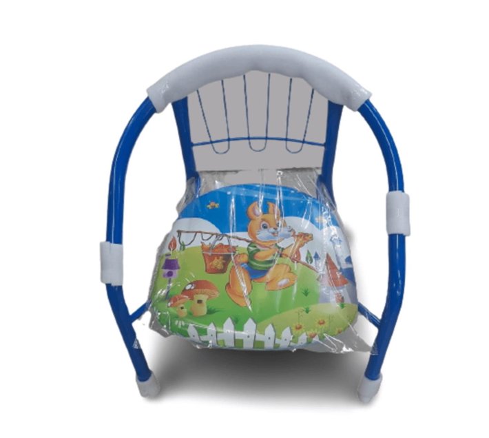 Someone’s in a Makro Kiddies Cushioned Metal Chair with Squeaky Sound