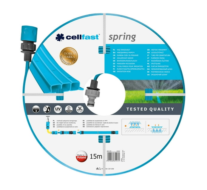 Someone’s in a Makro Cellfast 15 m Sprinkler Hose Mood