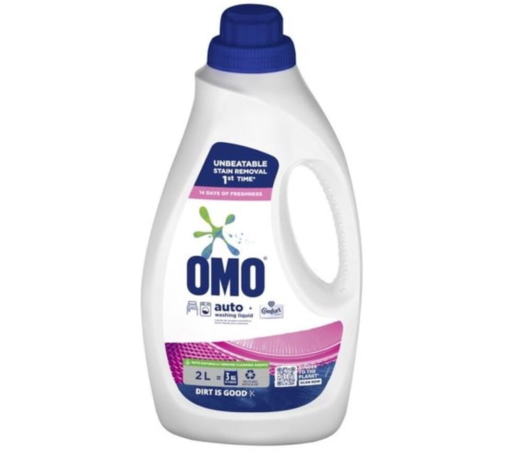 Buy Omo Auto With Comfort Freshness Washing Fresh Liquid Detergent (2 L ...
