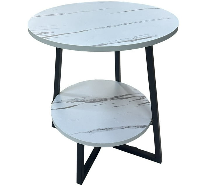 presh ssa005 Solid Wood Side Table (Finish Colour - white, Knock Down ...
