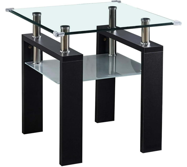 Artisan Furniture Warehouse Glass Coffee Table 2 Tier Glass Side Table ...