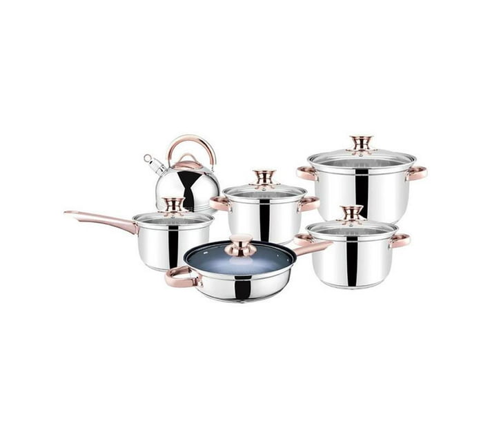 12 Piece Nonstick Cookware Set | Makro