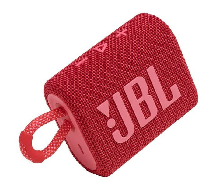 JBL Go 3 Portable Waterproof Bluetooth Speaker Red Makro