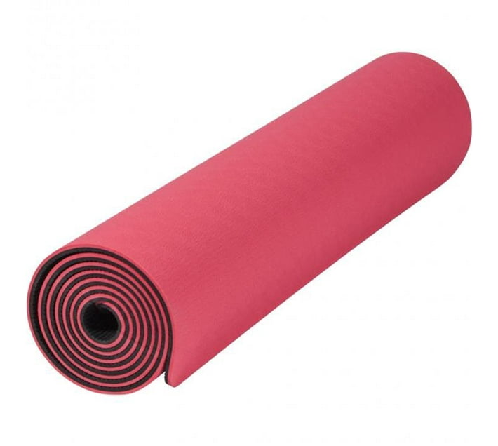 GORILLA SPORTS SA TPE Yoga Mat 180x60x0.8cm Red/Black Makro
