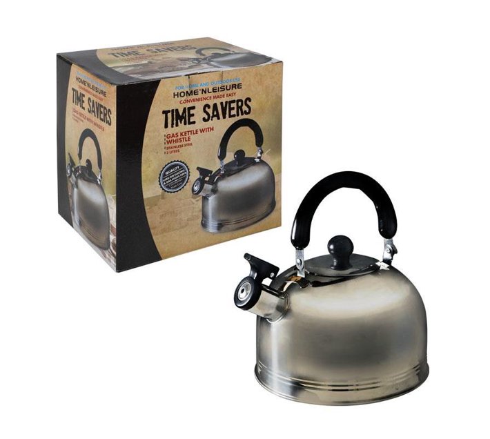 Camping/Gas Kettle with Whistle 2.0L (2 Pack) Makro