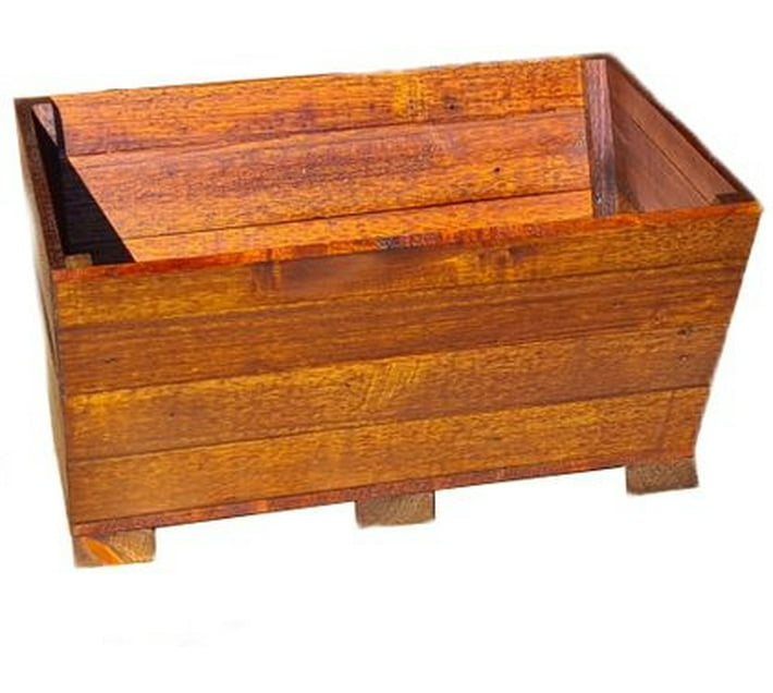 House Of Hamilton V Shape Wooden Planter box Wooden Vase Makro