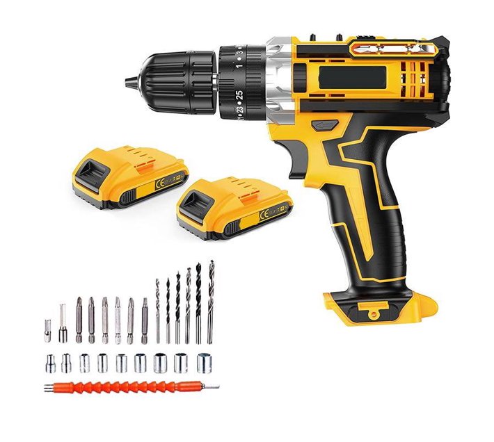 Someone’s in a Makro Cordless Drill Kit + 2 Lithium Ion Batteries (24pc