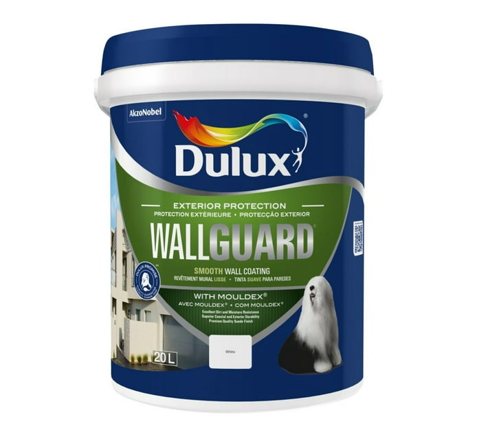 Someone’s in a Makro Dulux 20 l Wallguard Brilliant white Mood