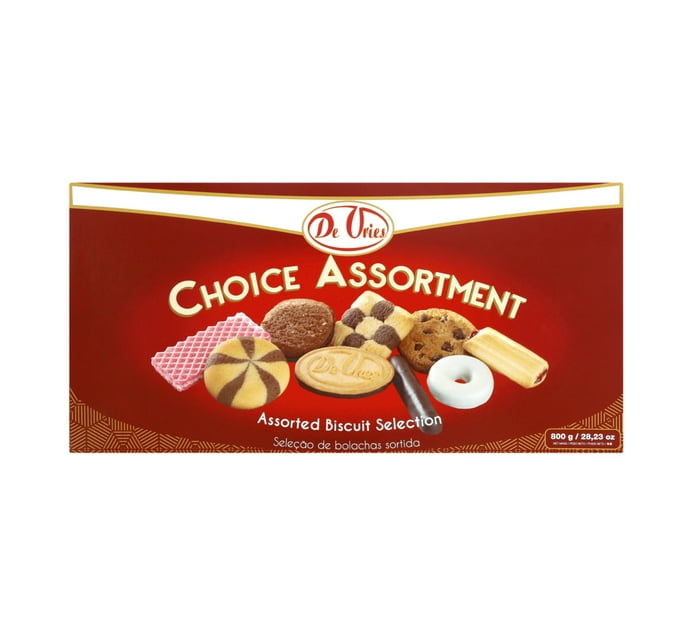 De Vries Choice Assortment Biscuits (1 x 800g) | Makro