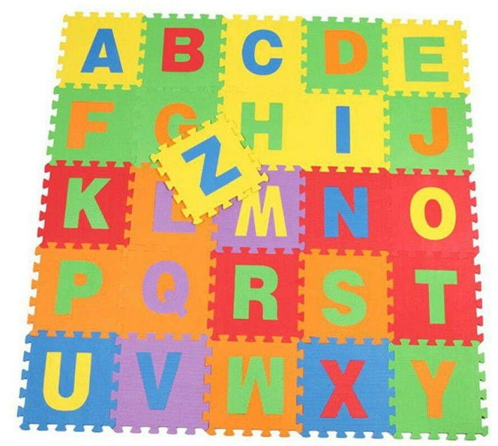 Alphabet mat Educational Alphabet Eva Foam Floor Mat for Kids Puzzle ...