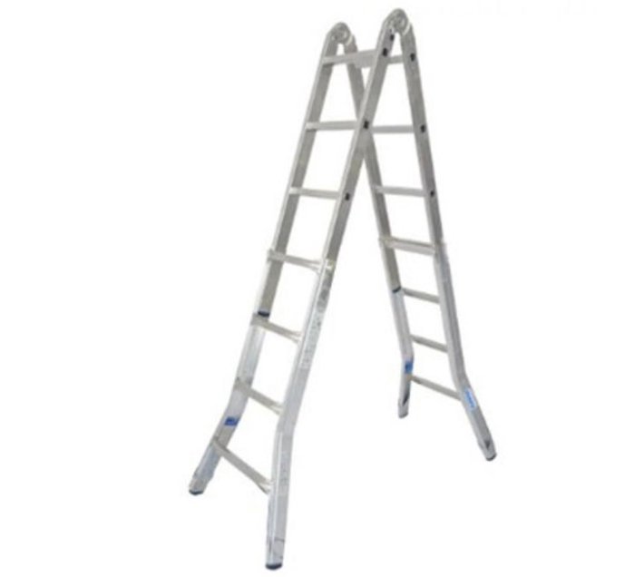3.8m+3.8m Multifunction Folding Aluminum Ladder 7.6m Makro
