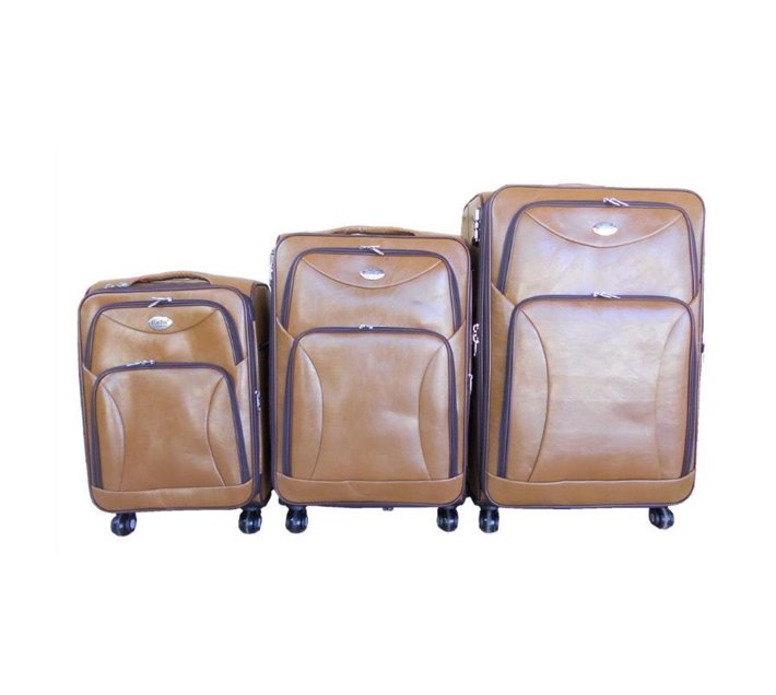 Someone’s in a Makro Sastro Luggage Set of 3 PU Leather Travel