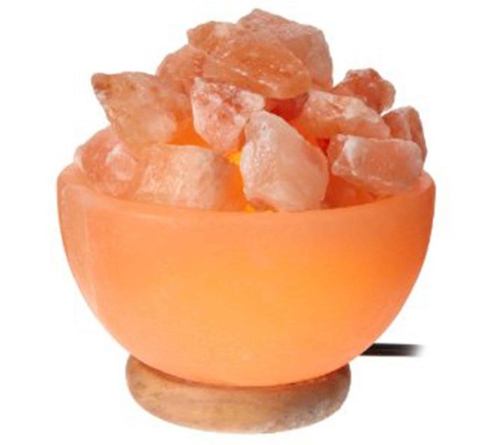 Someone’s in a Makro Himalayan Crystal Salt Lamp Fire Bowl Mood