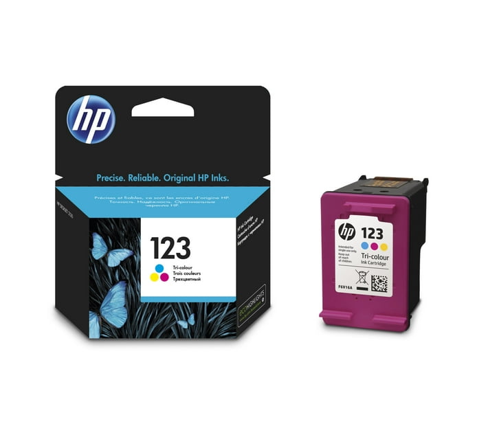 HP 123 TriColour Ink Cartridge Makro
