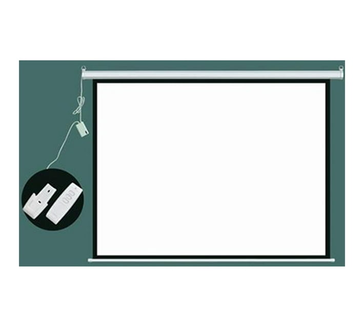 Someone’s in a Makro Esquire Electric Projector Screen 300 X 300 with Mood