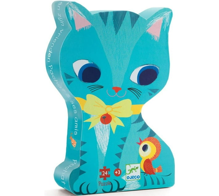 Djeco Silhouette Puzzle Pachat And His Friends Jigsaw Puzzles (24