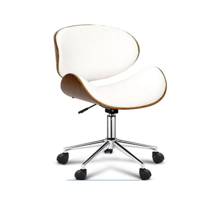 Someone’s in a Makro Stylish Wooden and PU Leather Office Desk Chairs