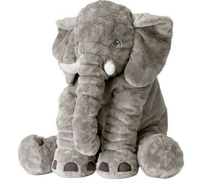 Generic Fluffy Elephant Pillow large Makro