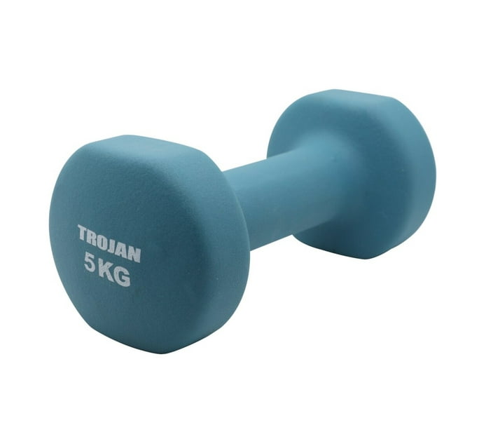 Trojan 5kg Neoprene Dumbbell Makro