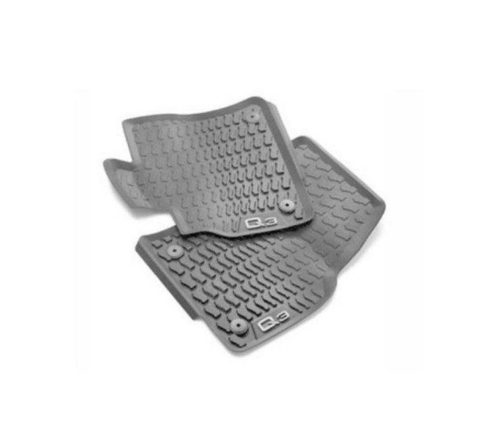 Someone’s in a Makro Audi Rubber Car Floor Mats (Front) for Q3 2015