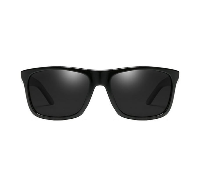 Dubery High Quality Men`s Polarized Sunglasses - Bright Black & Black ...