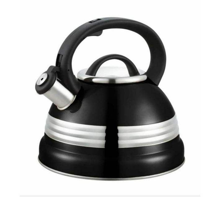 Someone’s in a Makro 3 Liter Stove Top Whistling Kettle Black Mood