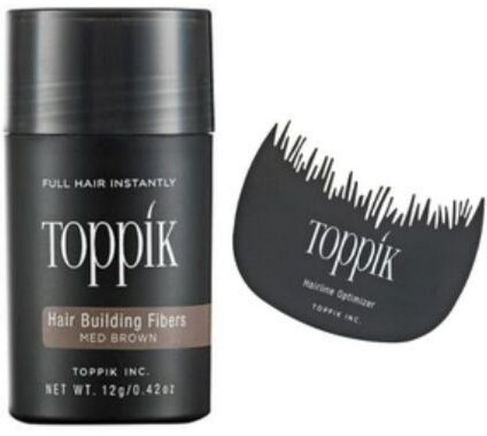 Toppik hair building fibers for hairloss set with hairline comb - 12G ...