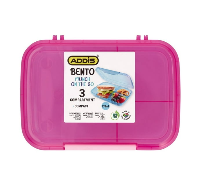 Buy Addis Bento Compact Lunch Box Navy 770ml in Bulk | Makro Business