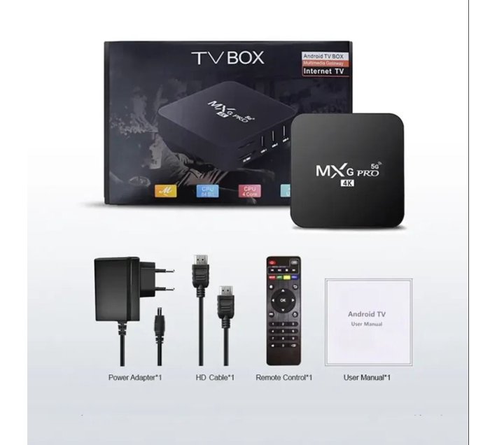 lilhe MXG Pro TV Box 0 inch Bluray Player (Black) Makro