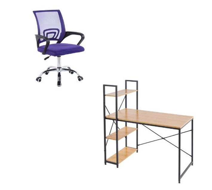 Someone’s in a Makro Work Space Combo Artiss Office Chair + Computer