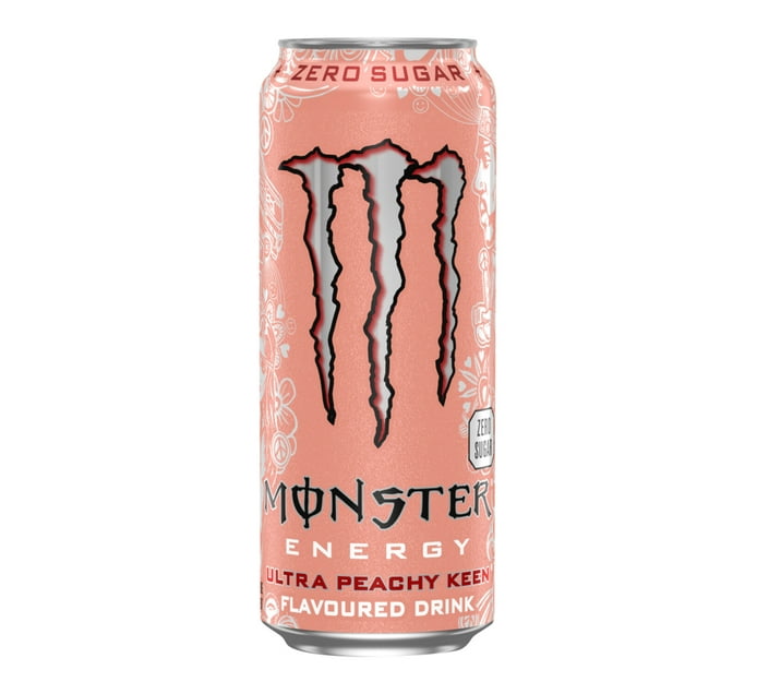 Buy Monster Ultra Peachy Keen Zero Sugar Flavoured Energy Drink