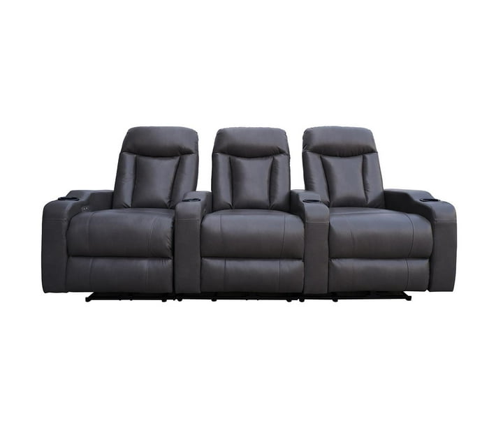 Someone’s in a Makro Electric Recliner Chair 3 Seater Lounger Sofa Home ...