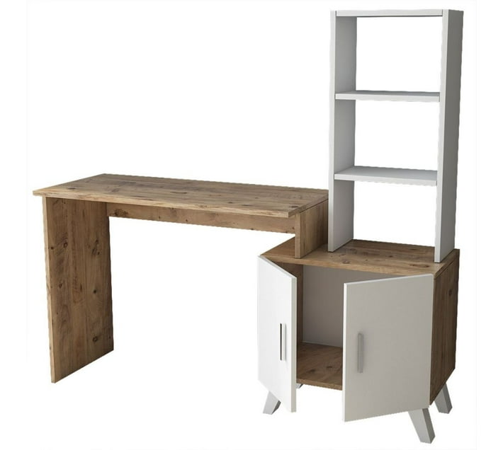 Yurupa YUCT1AW Engineered Wood Study Table (Free Standing, Finish