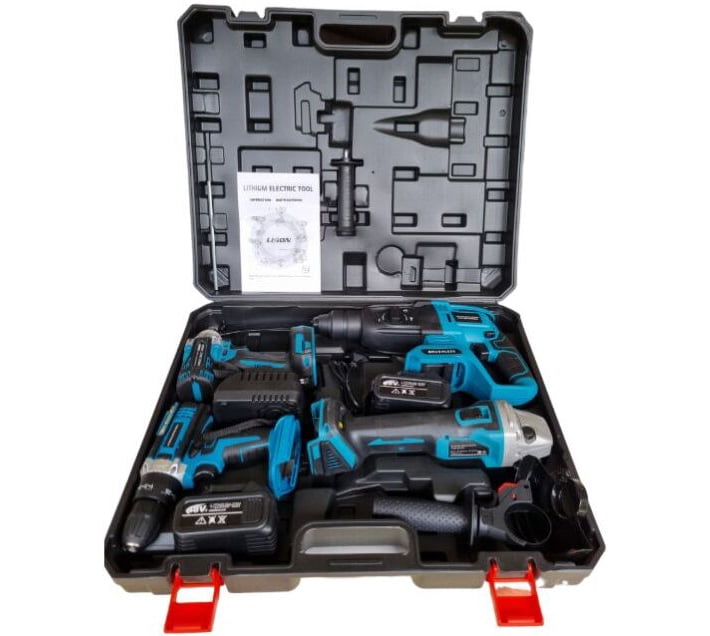 Buy Generic 4 in 1 Combo Angle Grinder, Hammer Drill, Wrench