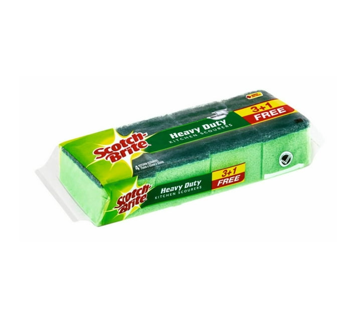 3M ScotchBrite Heavy Duty No.35 Sponges (4) Makro