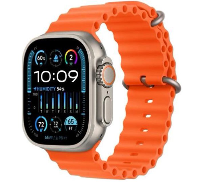 Apple WATCH ULTRA 2 49mm TITANIUM CASE OCEAN BAND Smartwatch (OCEAN