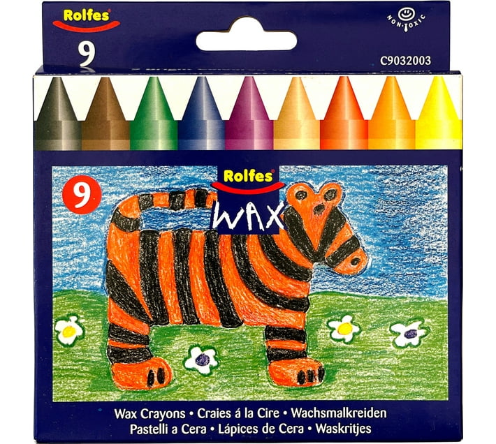 Rolfes Wax Crayons (Set of 1, Multicolour) Makro