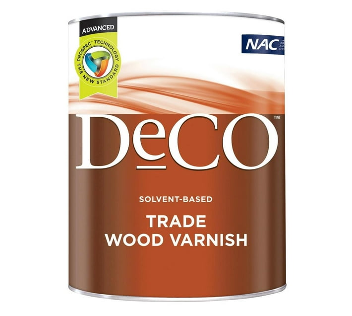 Someone’s in a Makro Deco Trade Wood Varnish Paint 5Litre 5L Clear Mood