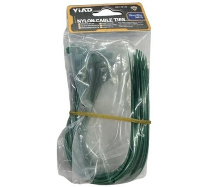 Yiad YD72159 Plastic Standard Cable Tie (Green, Pack of 1) Makro