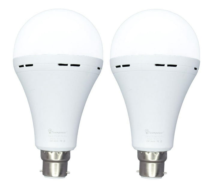 Someone’s in a Makro 2 Pack 15W Rechargeable Bulbs Auto On with Battery