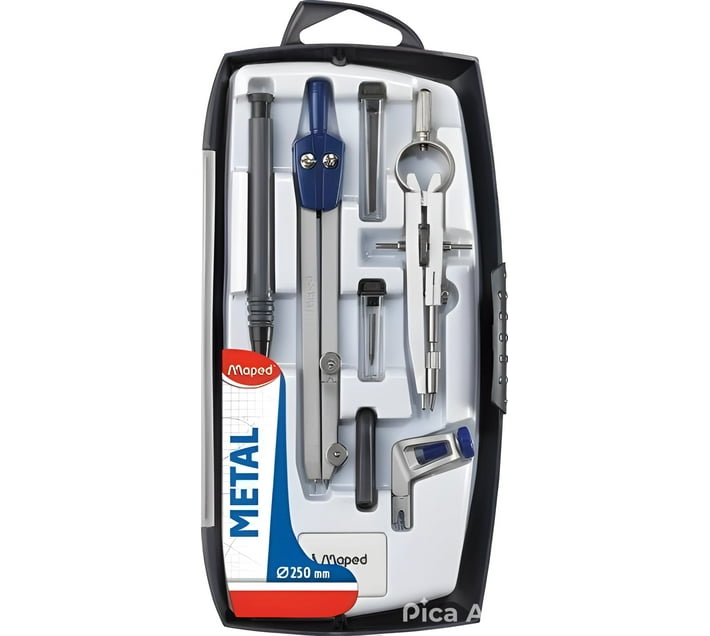 Maped Compass Metal Start 8 Piece School Set () Makro