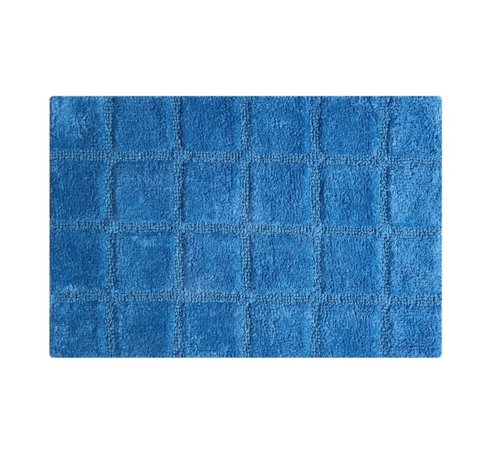 Home Living 40X60CM Salina Bath Mat BRIGHT BLUE | Makro