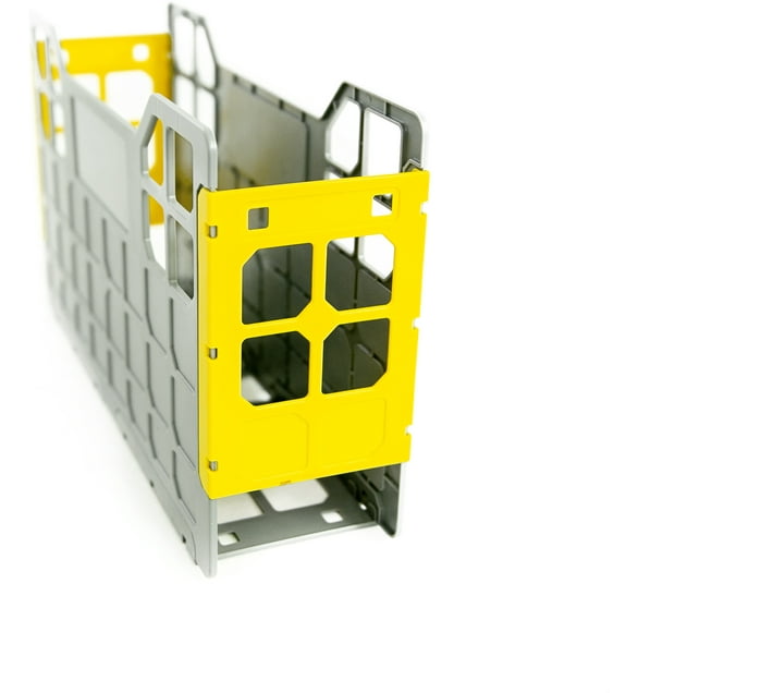 Buy pp Plastic Yellow Foolscap Filing Container (Set of 10, Yellow ...