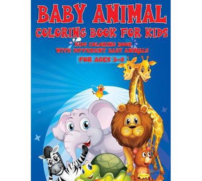 Baby Animal Coloring Book For Kids Kids Coloring Book With Different