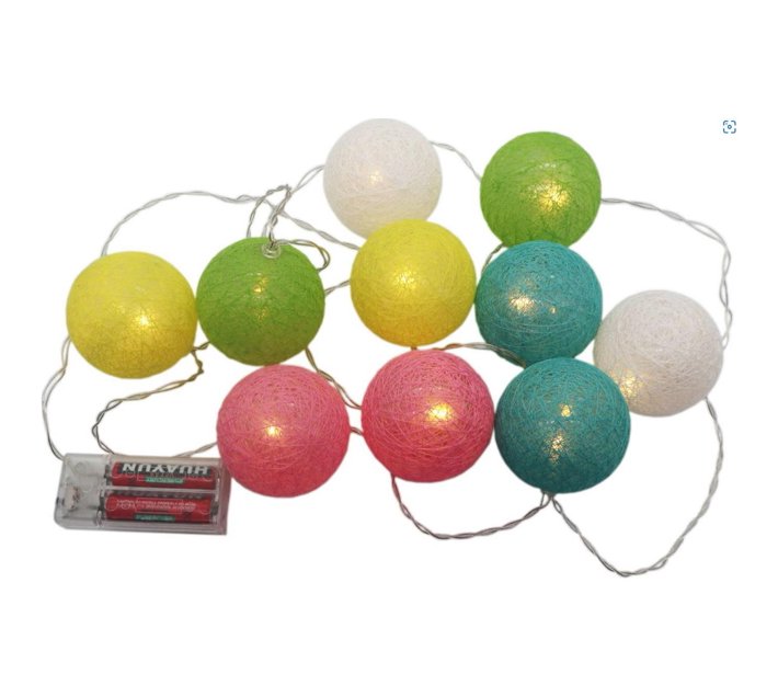 Someone’s in a Makro 10 Multi Colour Large Ball String Battery Powered