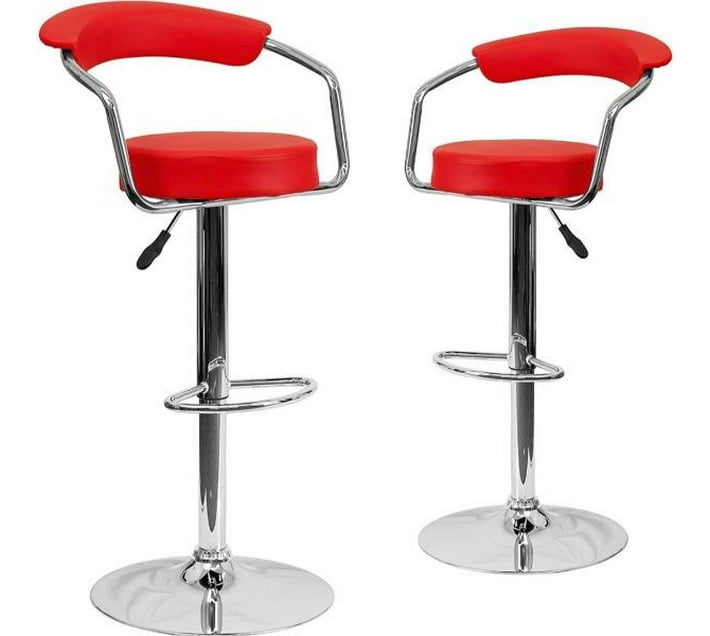 Someone’s in a Makro Bar Stools / Kitchen Counter Swivel Chairs with ...