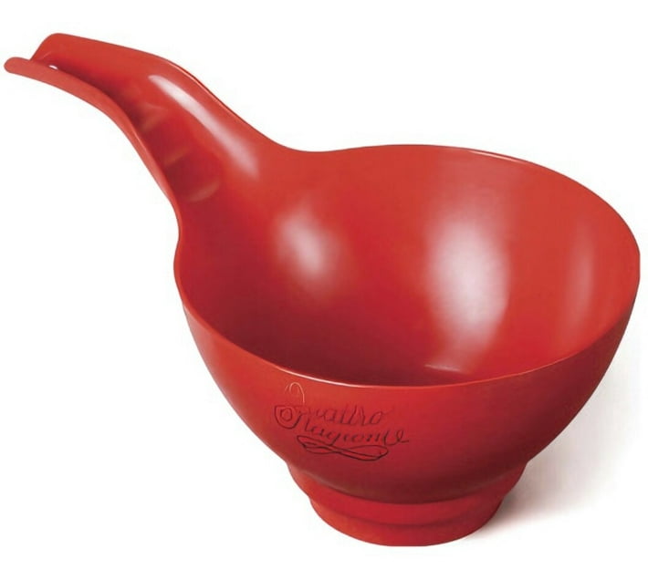 Bormioli Rocco 897640 Plastic Funnel (Red, Pack of 1) Makro