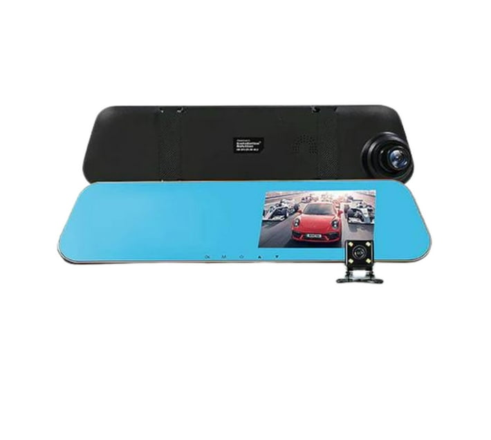 Rear View Full HD Mirror Dual Front and Reverse Dash Camera Makro