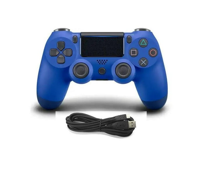 DW PS4 Wired Controller For PlayStation 4 Doubleshock 4 Blue Makro